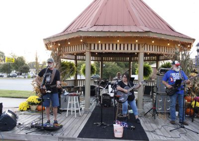 The Band Silver under the Gazebo Iva, SC