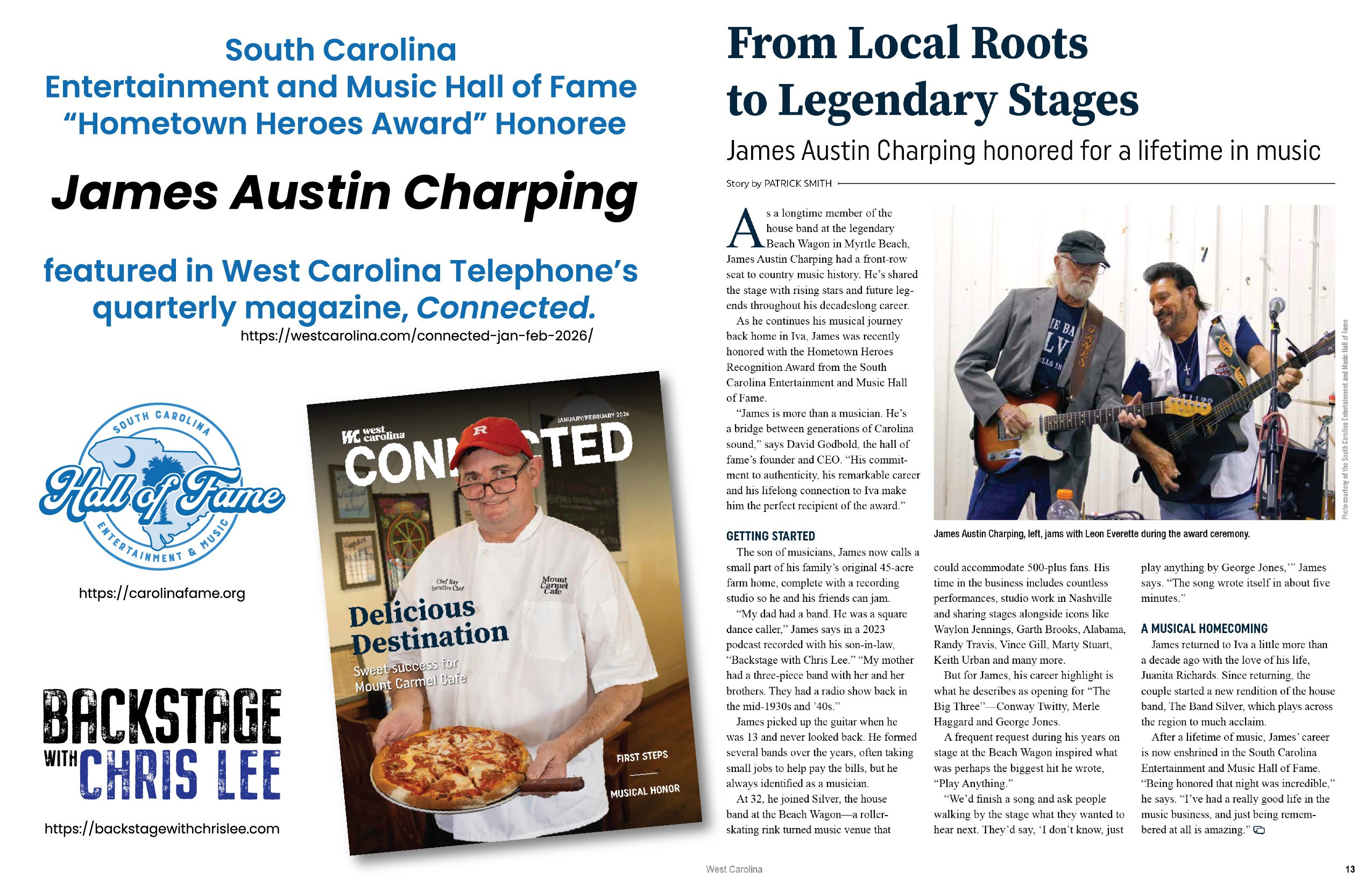 WCTEL Connected - article featuring James Austin Charping